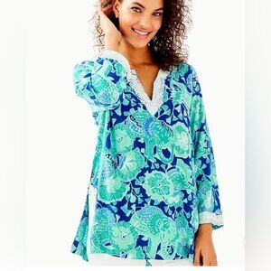 NWT Lilly Pulitzer Renato Sequin Tunic Size XL